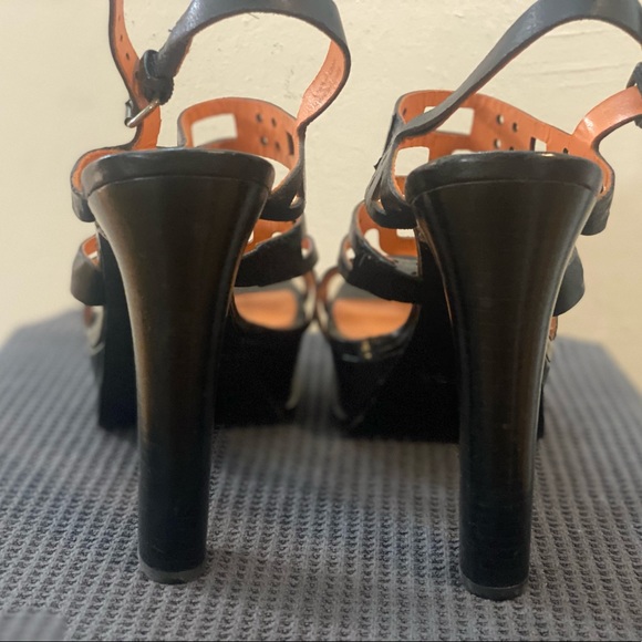 Via Spiga Gwen Leather Sandal in BLACK! Here comes the Hotstepper🔥🔥🔥 Sz 8.5M - Picture 7 of 9